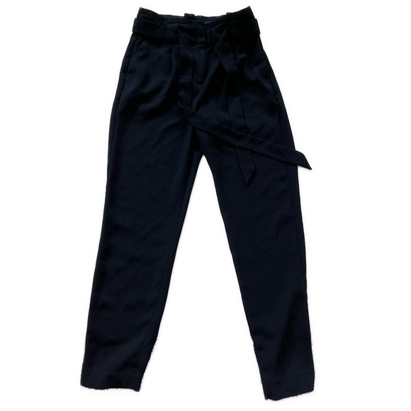 EXPRESS High Rise Paperbag Pants - Picture 3 of 7